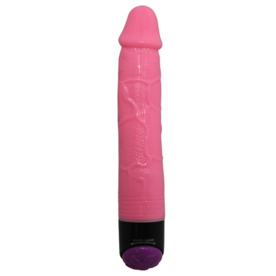 Silicone Bendable Realistic Dildo Vibrator 9 Inch