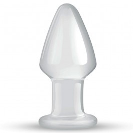 Gildo Handmade Glass Butt Plug - Clear