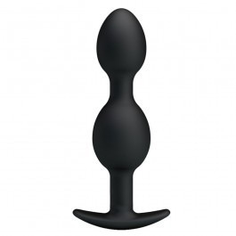 Jiggle Ball Silicone Butt Plug 5 Inch