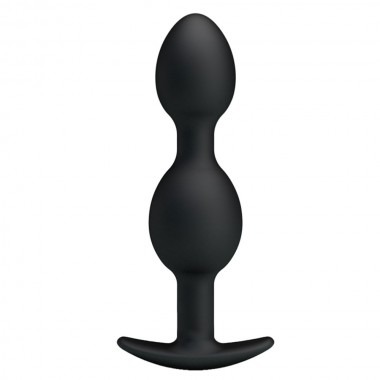 Jiggle Ball Silicone Butt Plug 5 Inch