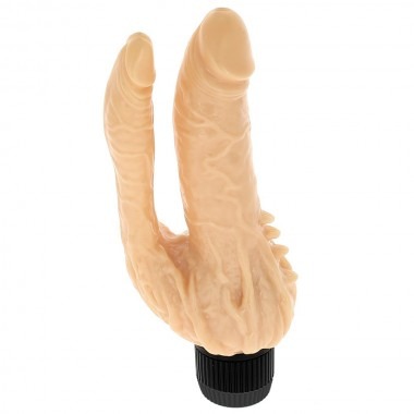 Perfect Pleasures Vibrating Double Dildo - 7.5 inches