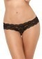 Rene Rofe Crotchless Floral Lace Thong