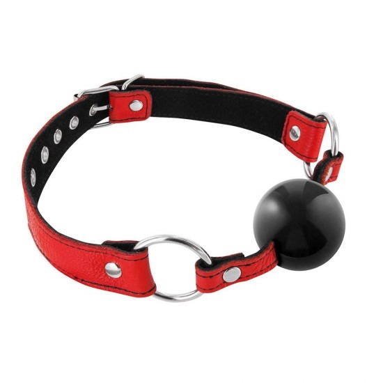 Fetish Tentation Premium Leather Harness Ball Gag