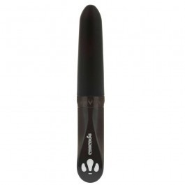 Cascade Flow Twilight Self-lubricating Vibrator - Black 