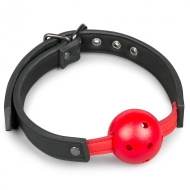 EasyToys Breathable Ball Gag - Red