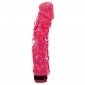 Big Jelly Realistic Dildo Vibrator 9 Inch - Pink