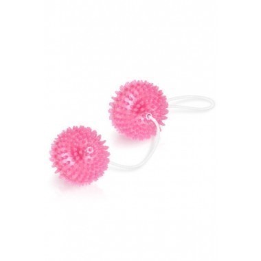 Vibro Tone Soft Duo Ben Wa Balls - Pink