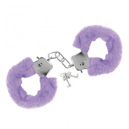 Furry Fun Handcuffs Plush - Purple