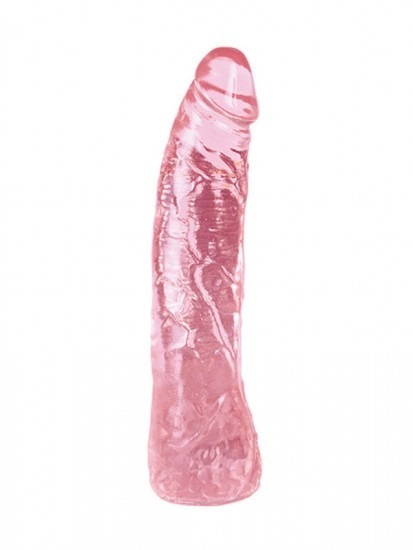 Classic 7 Inch Millennium Jelly Dildo - Pink 