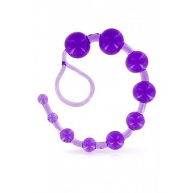Glamy Love Anal Beads - Purple
