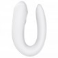 Satisfyer Double Joy App Controlled G-spot Vibrator - White