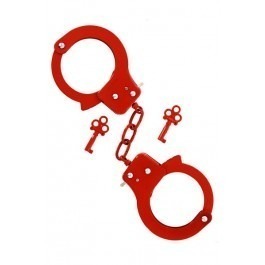 Metal Handcuffs - Red