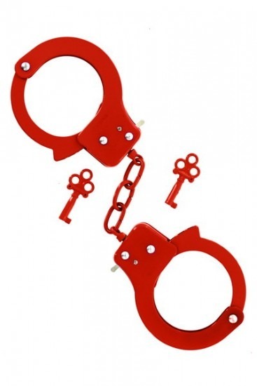 Metal Handcuffs - Red