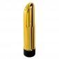 Lady Finger Multispeed Gold Vibrator - 5.5 Inch