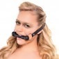 Fetish Collection Silicone Bit Gag Black