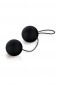 Silky Smooth Duo Ben Wa Balls - Black