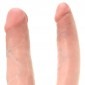 King Cock Flesh Medium Realistic Double Trouble Dildo