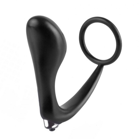 Darkside Vibrating Anal Plug & Cock Ring
