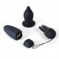 B Swish Bfilled Vibrating Butt Plug - Black