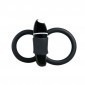Vibrating Double Cock Ring - Black