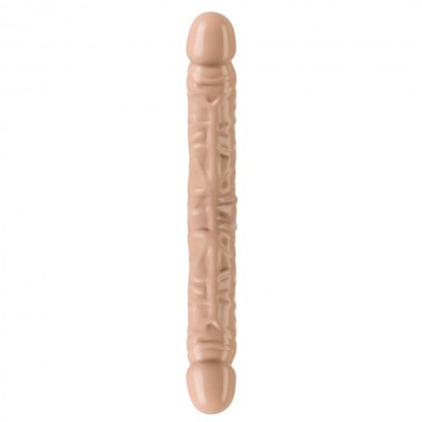 Doc Johnson Double Header Veined Dildo - 12 Inches