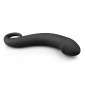 Silicone Black Prostate Massager 7 Inches