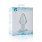 Gildo Handmade Glass Butt Plug - Clear