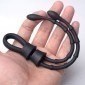 Silicone Adjustable Cock & Ball Ring - Black