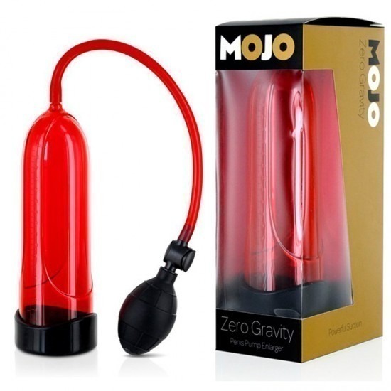 Mojo Zero Gravity Penis Pump - Red