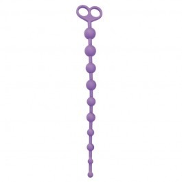 Silicone Anal Juggling Ball Beads - Purple