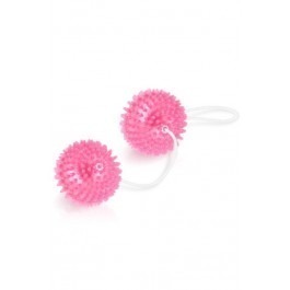 Vibro Tone Soft Duo Ben Wa Balls - Pink