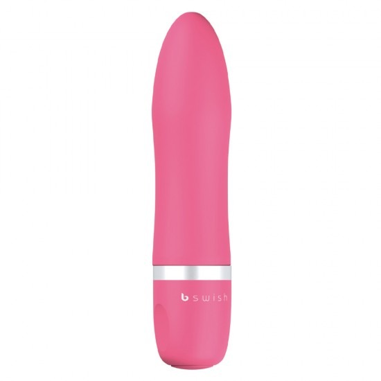 B Swish BCute Silicone Mini Vibrator - Guava Pink
