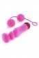 G-spot Commander Duo-tone Vibrator & Ben Wa Balls Gift Kit