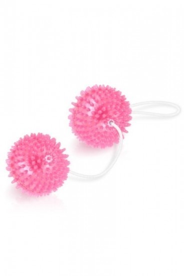 Vibro Tone Soft Duo Ben Wa Balls - Pink