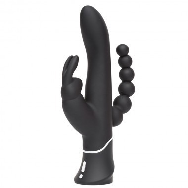 Happy Rabbit Triple Curve Vibrator - Black