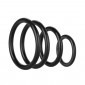 Sportsheets Rubber O-Ring Cock & Ball Ring Set - 4 Pack