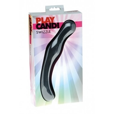 Play Candi Swizzle Dildo & G-Spot Stimulator - Black