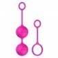 B Swish Bfit Basic Silicone Kegel Balls - Pink