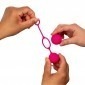 B Swish Bfit Basic Silicone Kegel Balls - Pink