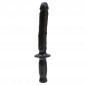 Doc Johnson Realistic Dildo With Handle 10 Inches - Black
