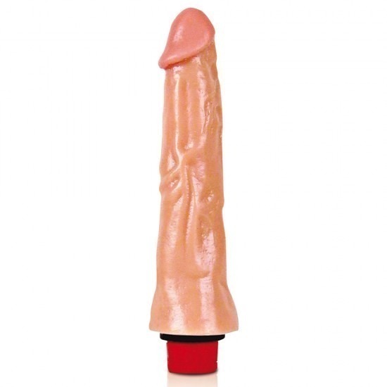 Tribal Line Realistic Vibrating Dildo 8 Inch