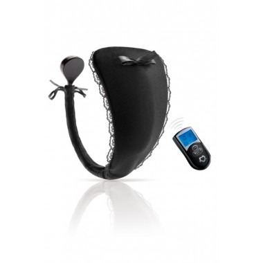 Vibrastring Multi-Speed Vibrator for Your Naughty Knickers - Black