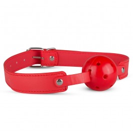 Benji Breathable Ball Gag - Red