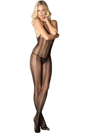Rene Rofe Seductive Lace Bodystocking