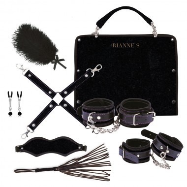 RS Kinky Me Softly Full Bondage Kit - Black