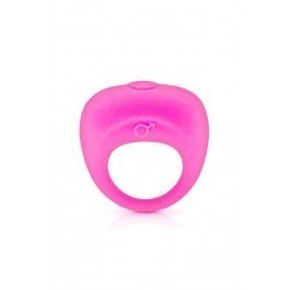 Glamy Vibrating Penis Ring - Pink