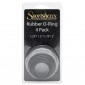 Sportsheets Rubber O-Ring Cock & Ball Ring Set - 4 Pack