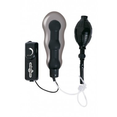 Inflatable Zepplin Vibrating Beaded Anal Beads - 6 Inch