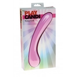 Play Candi Tootsie Dildo & G-Spot Stimulator - Pink