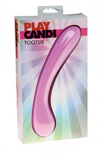Play Candi Tootsie Dildo & G-Spot Stimulator - Pink